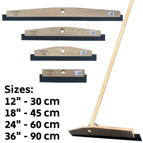 Floor squeegee rubber mop head - rubber,