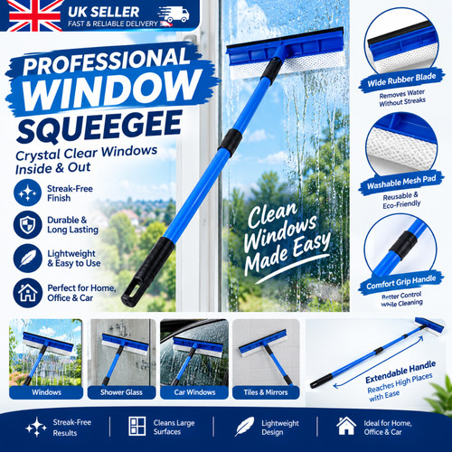 Extendable floor squeegee wet - extendable,