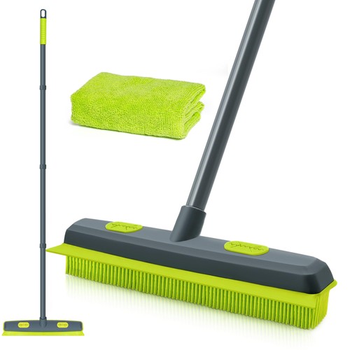 Tidybliss rubber broom with - rubber,